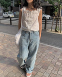 Leggen Frill Off-Shoulder Blouse