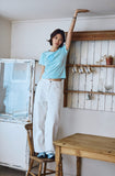 Zesty Heart Crop Short Sleeve Tee