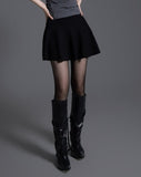 Flared Knit Skirt