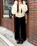 Search Fur Hooded Shibori Short Padding