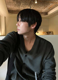 Summer drop line button detail mix cardigan