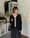 Kohiren Dot Knit Cardigan