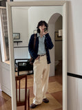 Evan Twill Cotton Wide Pants