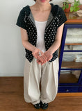 [unisex] Kelter Linen Pintuck Banding Wide Pants