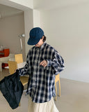 [unisex] Ritba Check Over Shirt