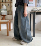 Pewty Washing Balloon Wide Denim Pants