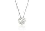 Essence Silver (W) Moissanite Lily Valley Necklace