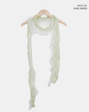 Vernal Color Frill Scarf