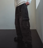 Treats Buckle Cargo Denim Pants