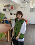 [unisex] Kunds Summer Color Matching Nylon Hood Vest
