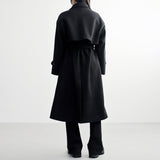 Vosto wool trench coat