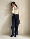 Location Brushed Wide Denim Pants