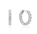 Essence Silver (W) Tennis One Touch Earrings M