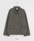 [unisex] Hyuke Pigment Over Cotton Jacket