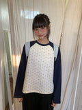 [BAONHAUS] Ketun Dot Color Matching Raglan Tee