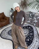 Ines Brushed Long Sleeve Tee