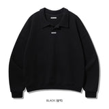 Low collar sweat shirts