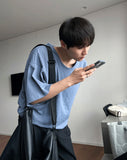 Jun Inner U-Neck Washing Short Sleeve Tee