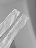 See-through long leg warmers