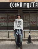 Route Print Overfit Knit