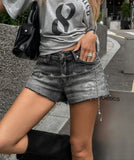 Hotfix cutting black shorts
