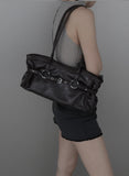 Bet Crack Leather Belt Shoulder Bag