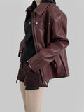 Kes Stud Leather Jacket