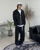 Cade semi-wide denim pants