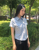 Moku Check Slim Pocket Short Sleeve Shirt