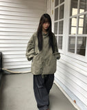 Robu Classic Buckle Wide Denim Pants