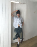Sonnel Check Roll-Up Short Sleeve Shirt