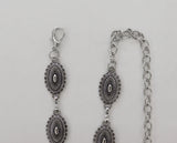 Kembo Bohemian Metal Silver Belt