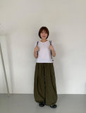 [unisex] U-Tance Summer Banding Balloon Wide Pants