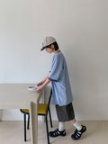 [unisex] Huben Printing Color Matching Ringer Short Sleeve T-shirt