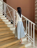 Miyan Summer Cool Shirt Long One Piece