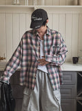 Cross-check seersucker shirt