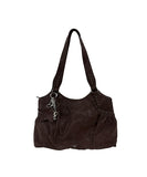 Star Stud Shirring Shoulder Bag