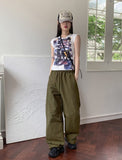 Mozni Baslock Nylon 2-Way Long Jogger Wide Pants