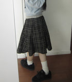 Culo Check Midi Skirt
