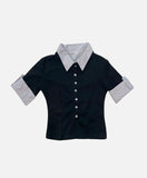 Claire Stripe Shirt Tee