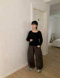 Kuray Ribbon Round Knit
