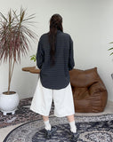 Reuben Curve Stitch Bermuda Pants