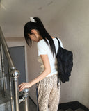 Japi Leopard Color Matching Track Pants