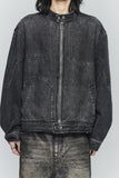 OBLATE BIKER DENIM JACKET