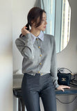 Sello bootcut denim slacks pants