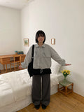 Danimo Stripe Banding Wide Long Pants