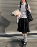 Riho inner brush basic turtleneck t-shirt