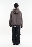 Bluff incision bio hooded zip-up jumper