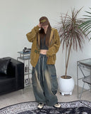 Eti Balloon Washing Cargo Denim Pants