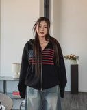 Blind washing balloon denim pants